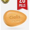 Cialis 2.5 mg Online x 20 Tablets