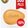 Cialis 2.5 mg Online x 500 Tablets
