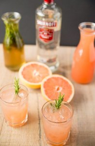 Grapefruit and alcohol drinks